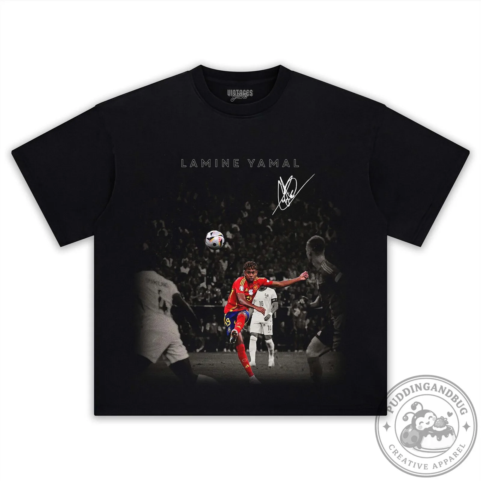 Lamine Yamal Football Player Signature Graphic T-Shirt