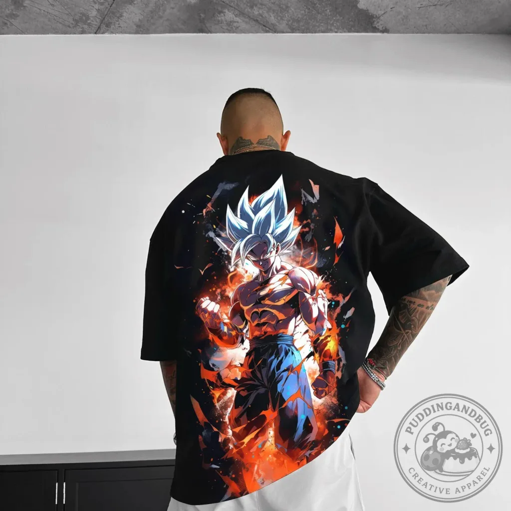 Dragon Ball Super Goku Ultra Instinct Form Anime Graphic T-Shirt Dragon Ball Super Goku Ultra Instinct Form Anime Graphic T-Shirt