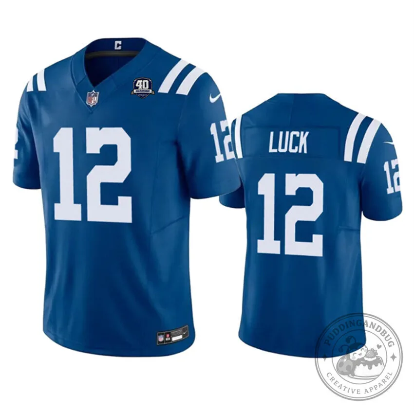 Indianapolis Colts Football Andrew Luck Number 12 Vapor Untouchable Stitched Jersey