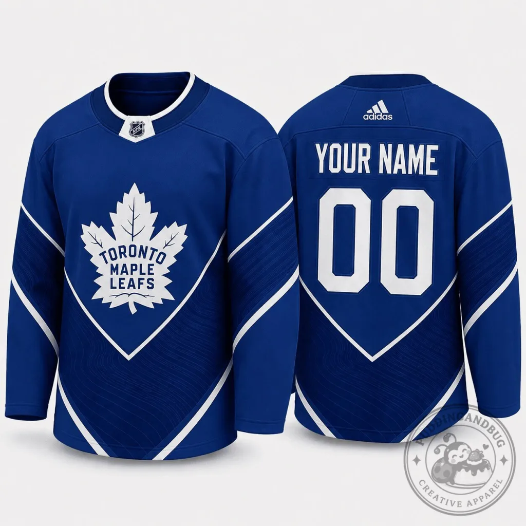 Toronto Maple Leafs Personalized Blue Hockey Jersey for Men and Women Toronto Maple Leafs Personalized Blue Hockey Jersey for Men and Women