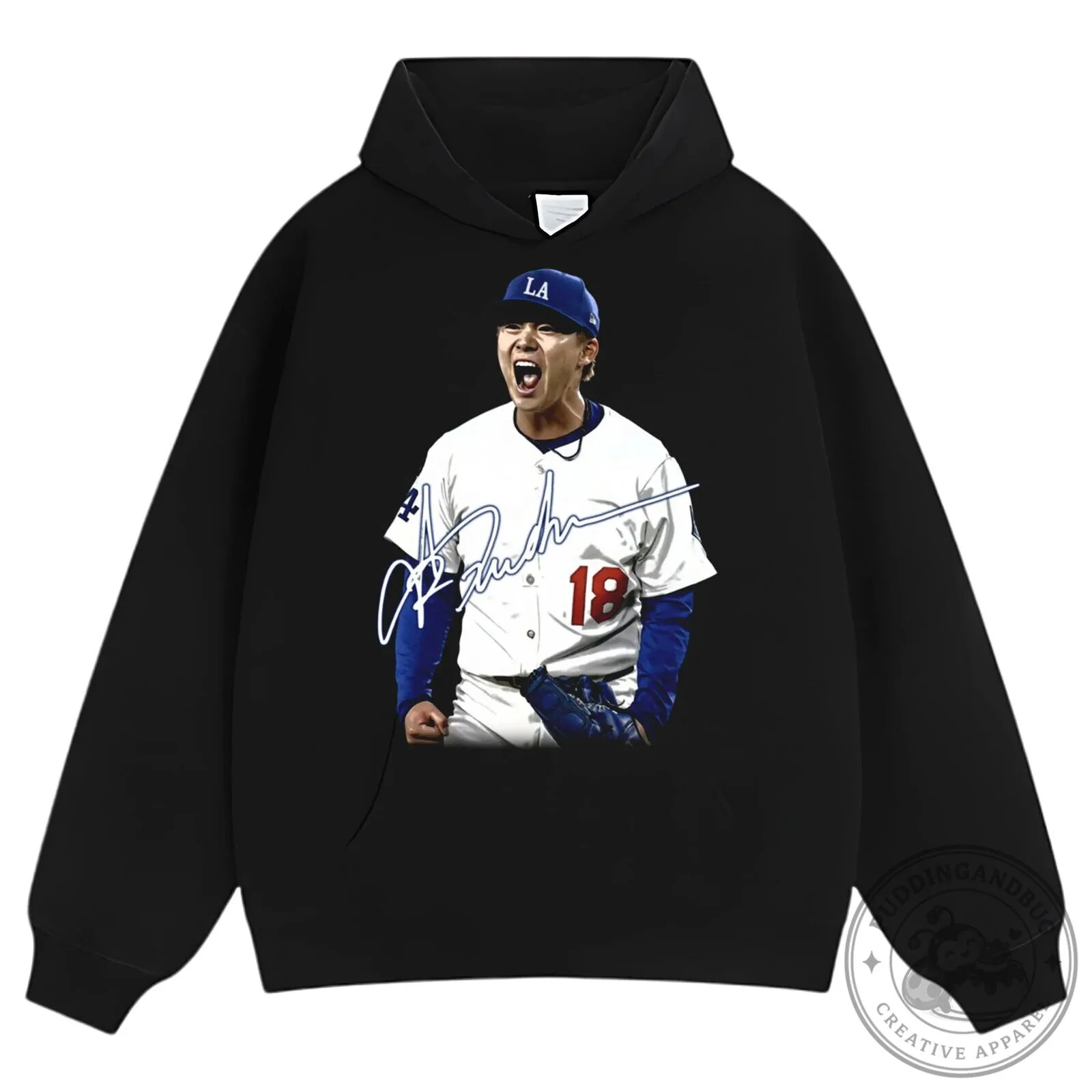 Yoshinobu Yamamoto Los Angeles Dodgers Baseball Player Signature T-Shirt 17 Yoshinobu Yamamoto Los Angeles Dodgers Baseball Player Signature T-Shirt
