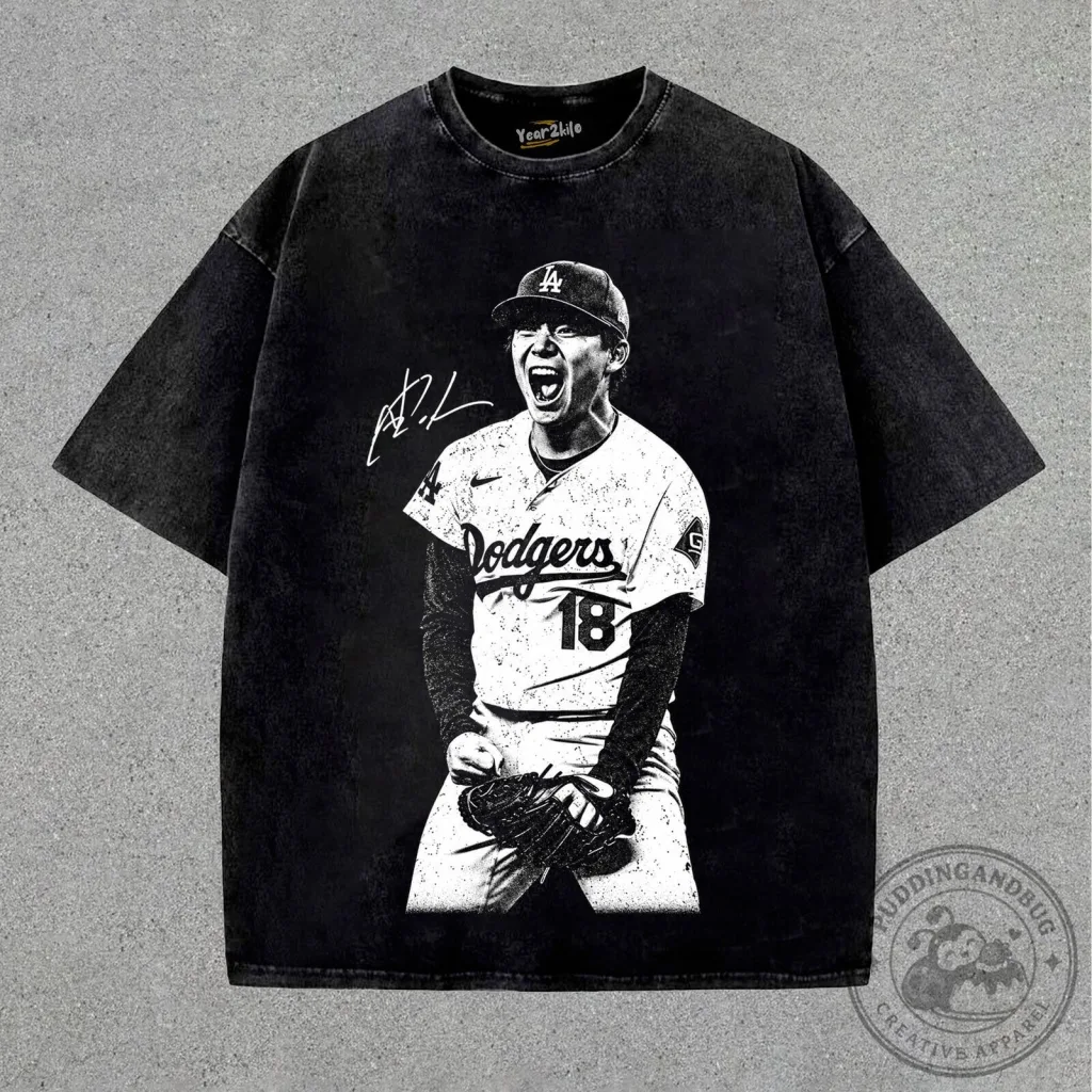 Yoshinobu Yamamoto Los Angeles Dodgers Baseball Player Vintage T-Shirt Yoshinobu Yamamoto Los Angeles Dodgers Baseball Player Vintage T-Shirt