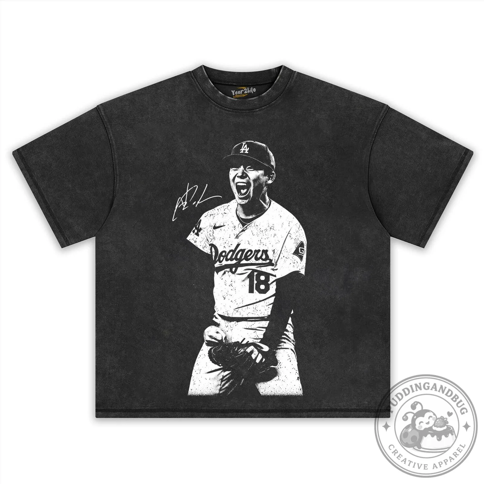 Yoshinobu Yamamoto Los Angeles Dodgers Baseball Player Vintage T-Shirt 14 Yoshinobu Yamamoto Los Angeles Dodgers Baseball Player Vintage T-Shirt