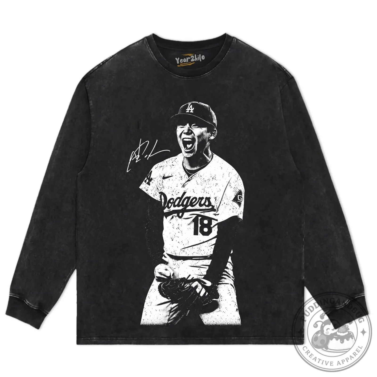 Yoshinobu Yamamoto Los Angeles Dodgers Baseball Player Vintage T-Shirt 18 Yoshinobu Yamamoto Los Angeles Dodgers Baseball Player Vintage T-Shirt