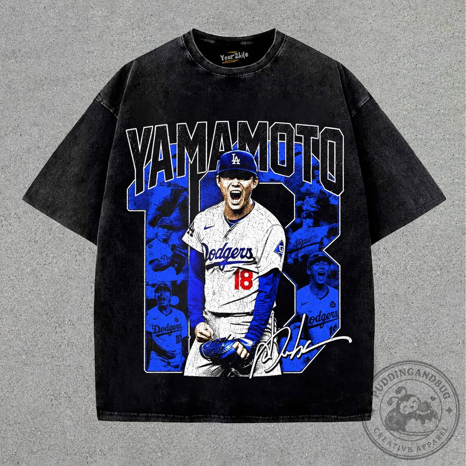 Yoshinobu Yamamoto Los Angeles Dodgers Baseball Vintage Style T-Shirt