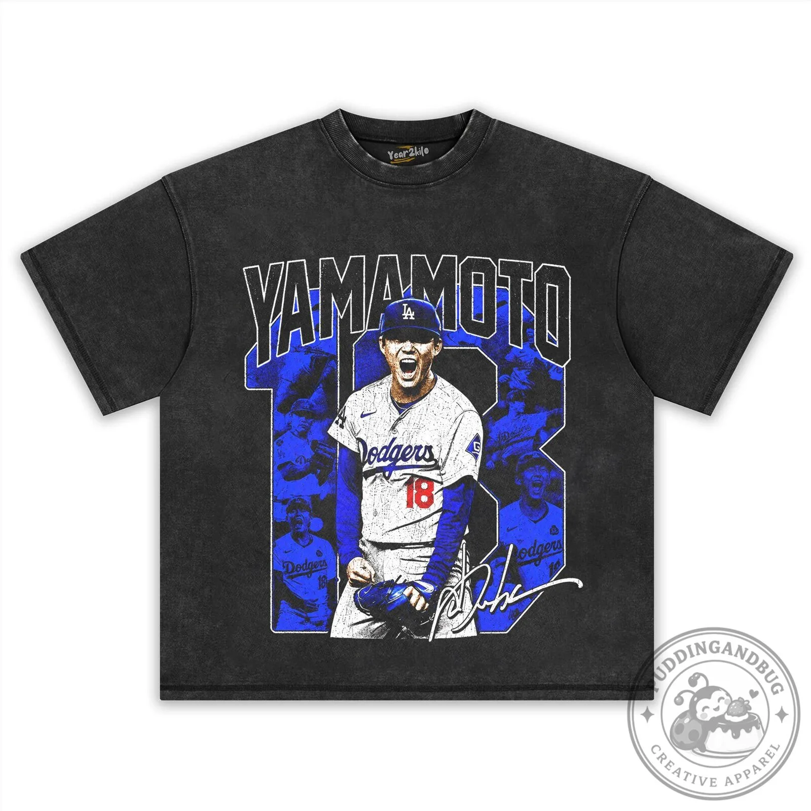 Yoshinobu Yamamoto Los Angeles Dodgers Baseball Vintage Style T-Shirt 14 Yoshinobu Yamamoto Los Angeles Dodgers Baseball Vintage Style T-Shirt