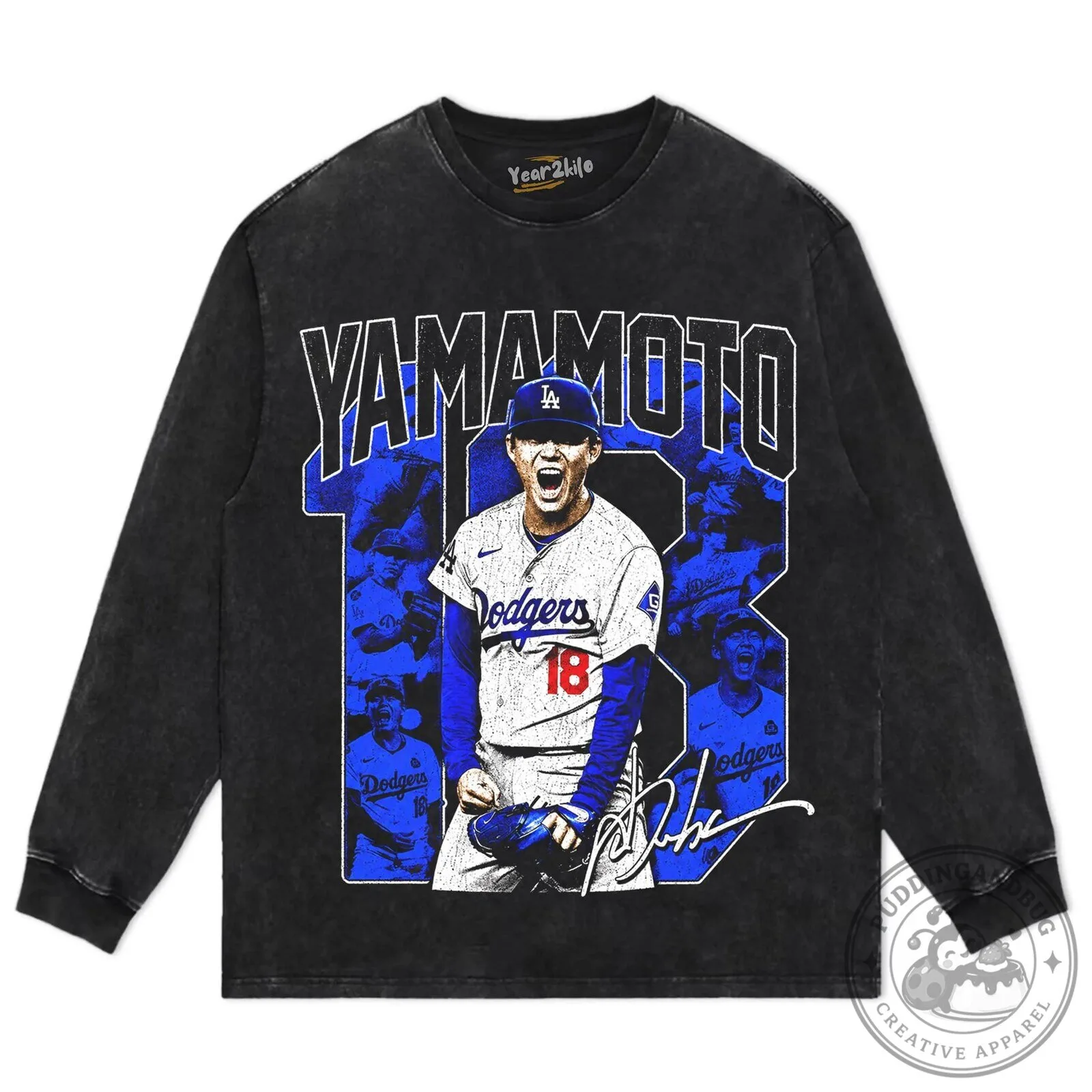 Yoshinobu Yamamoto Los Angeles Dodgers Baseball Vintage Style T-Shirt 18 Yoshinobu Yamamoto Los Angeles Dodgers Baseball Vintage Style T-Shirt