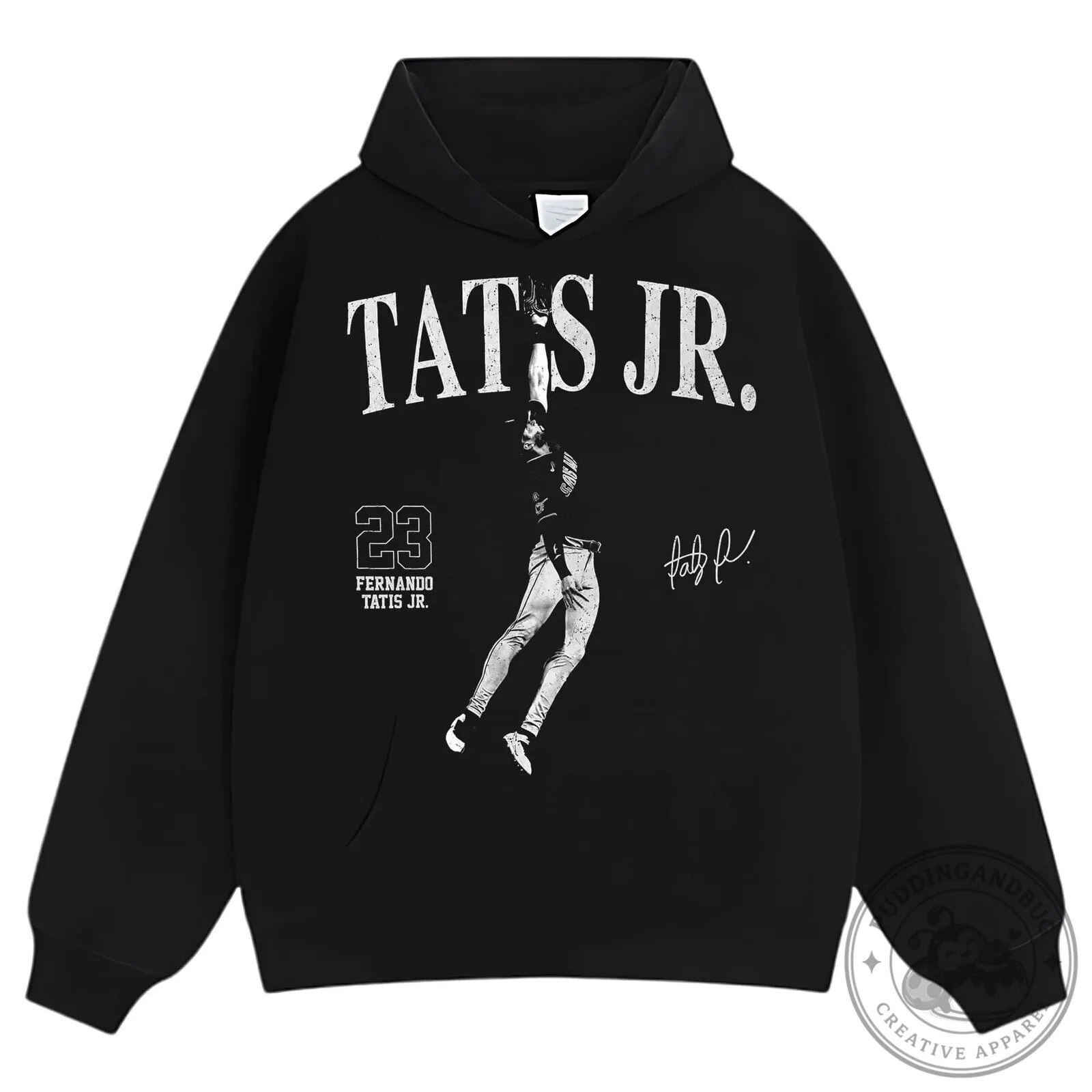 Fernando Tatis Jr. Baseball Player Graphic Print Washed Black T-Shirt 19 Fernando Tatis Jr. Baseball Player Graphic Print Washed Black T-Shirt