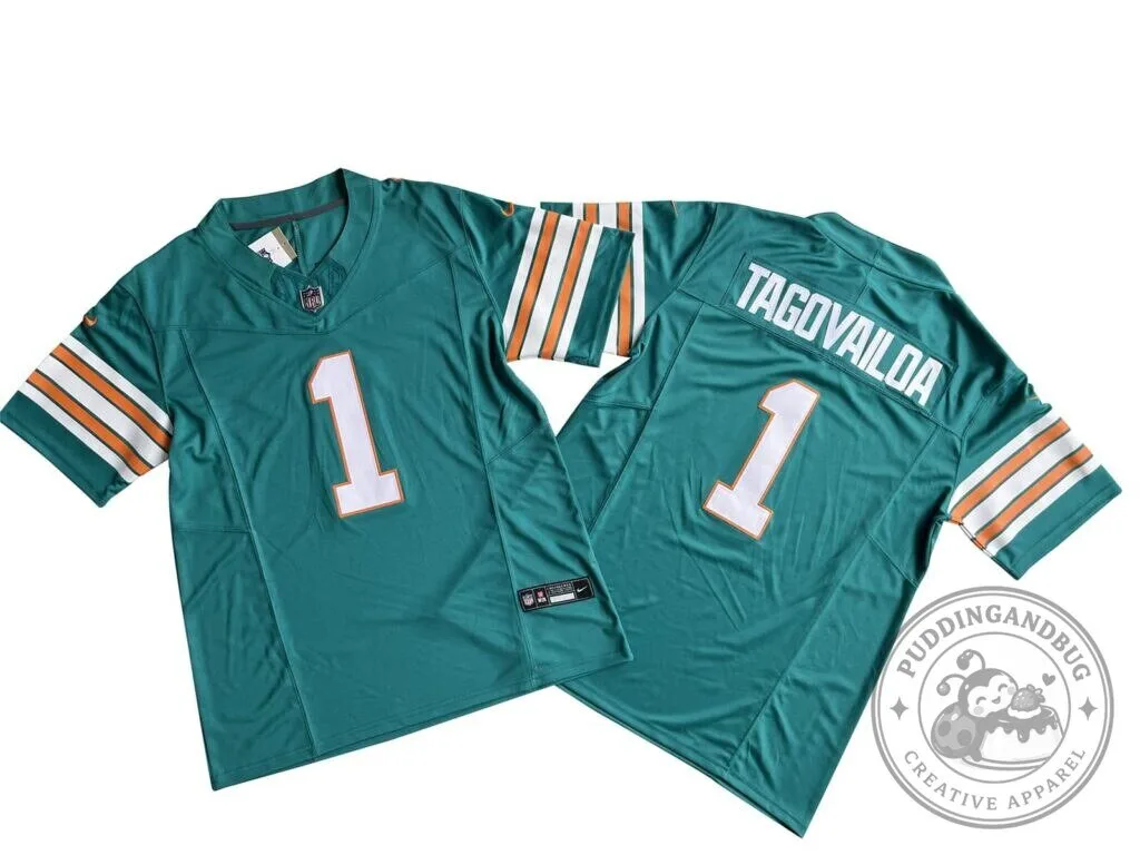Tua Tagovailoa Miami Dolphins Aqua Alternate Vapor Limited Football Jersey