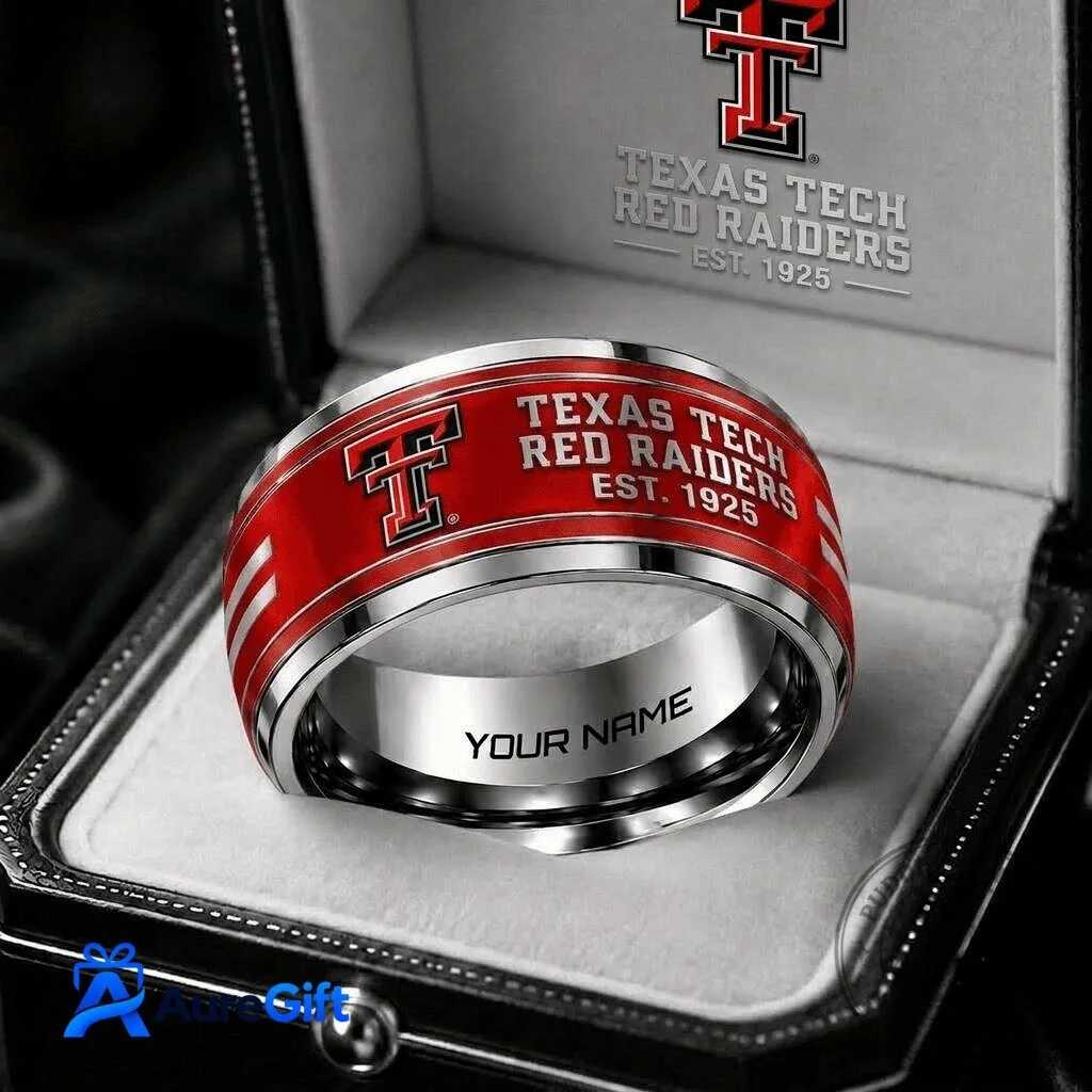 Texas Tech Red Raiders Personalized Engraved College Football Team Ring