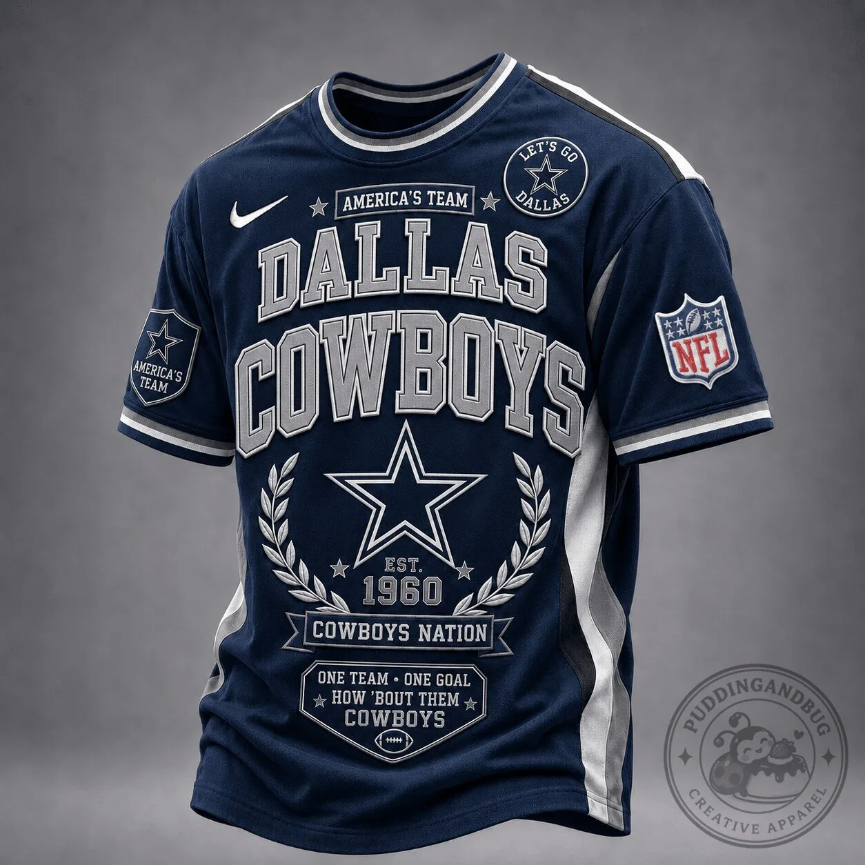 Dallas Cowboys Football Team Fan Game Day Classic T-Shirt