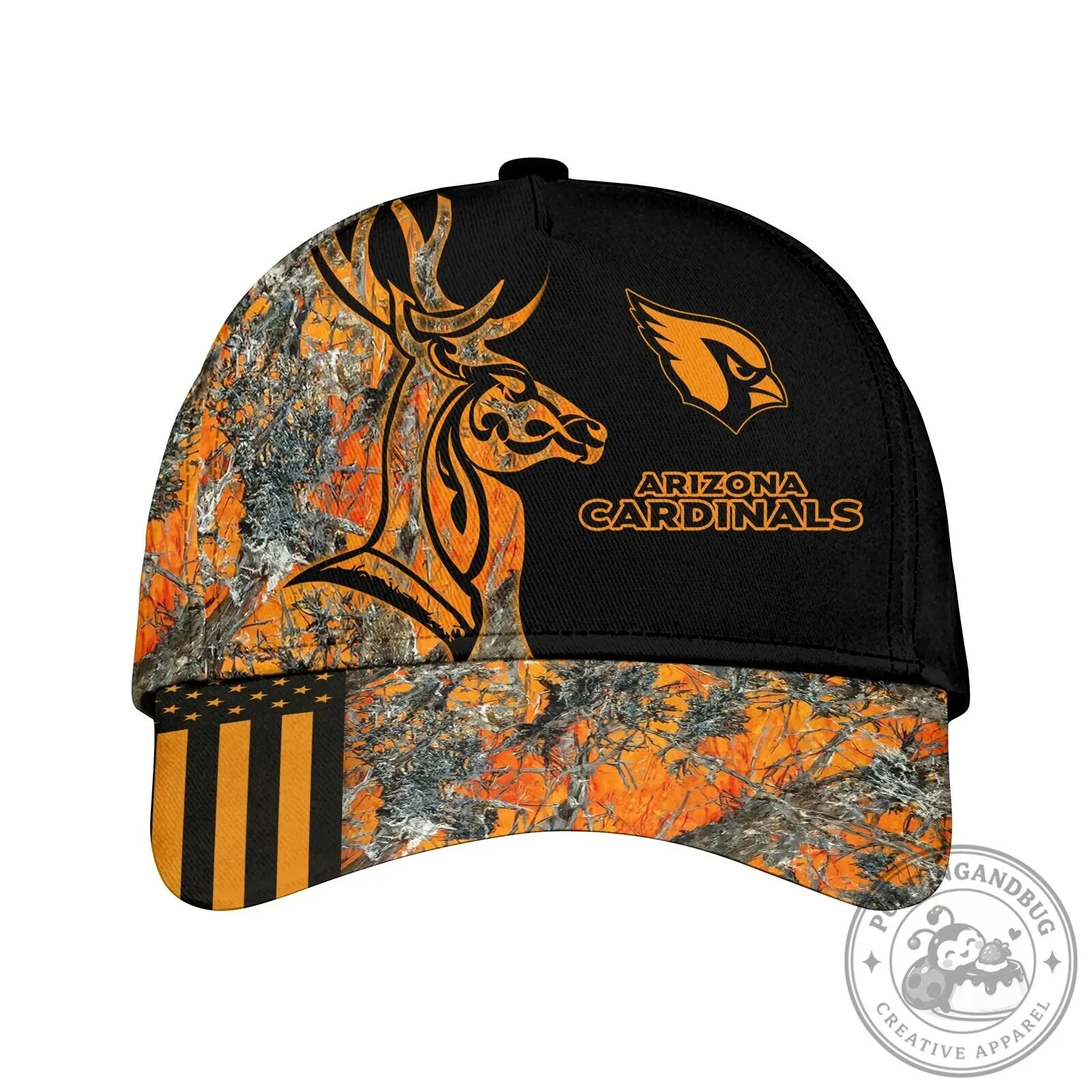 Arizona Cardinals Deer Hunting Camouflage Pattern Adjustable Cap Hat