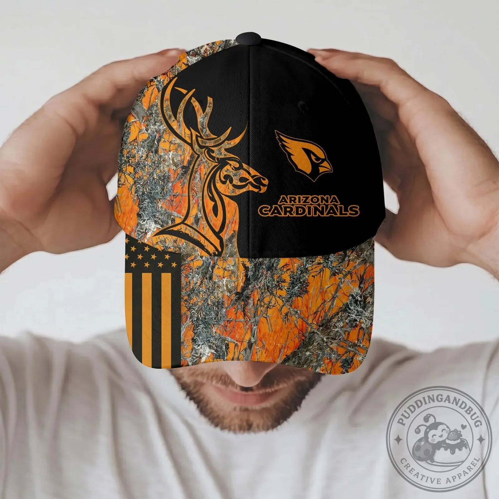 Arizona Cardinals Deer Hunting Camouflage Pattern Adjustable Cap Hat 11 Arizona Cardinals Deer Hunting Camouflage Pattern Adjustable Cap Hat