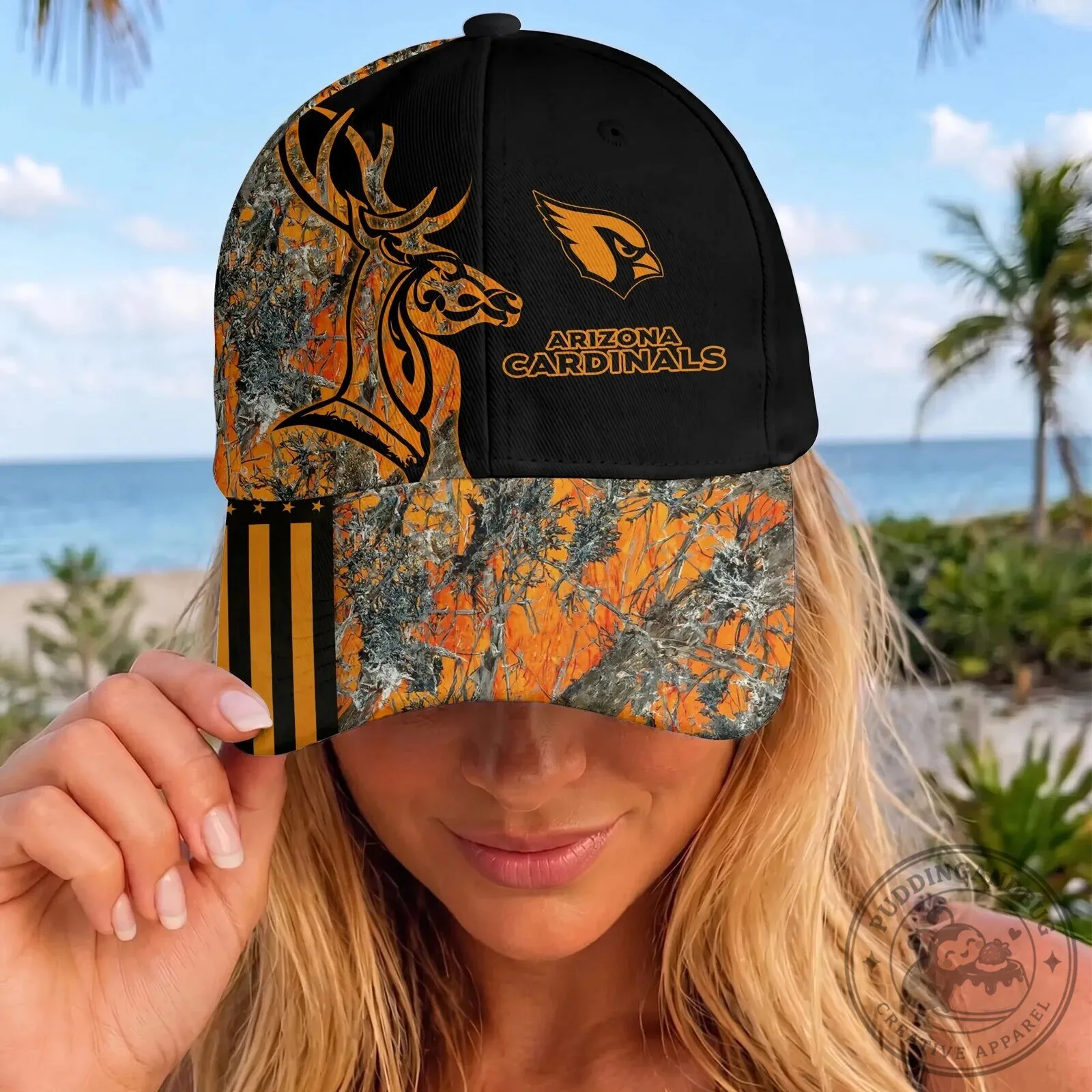 Arizona Cardinals Deer Hunting Camouflage Pattern Adjustable Cap Hat 12 Arizona Cardinals Deer Hunting Camouflage Pattern Adjustable Cap Hat