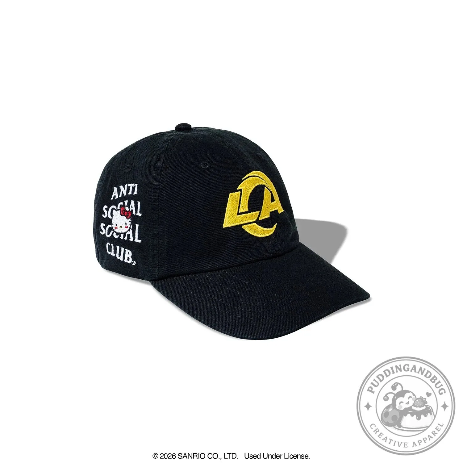 Anti Social Social Club Hello Kitty Los Angeles Rams Dad Hat