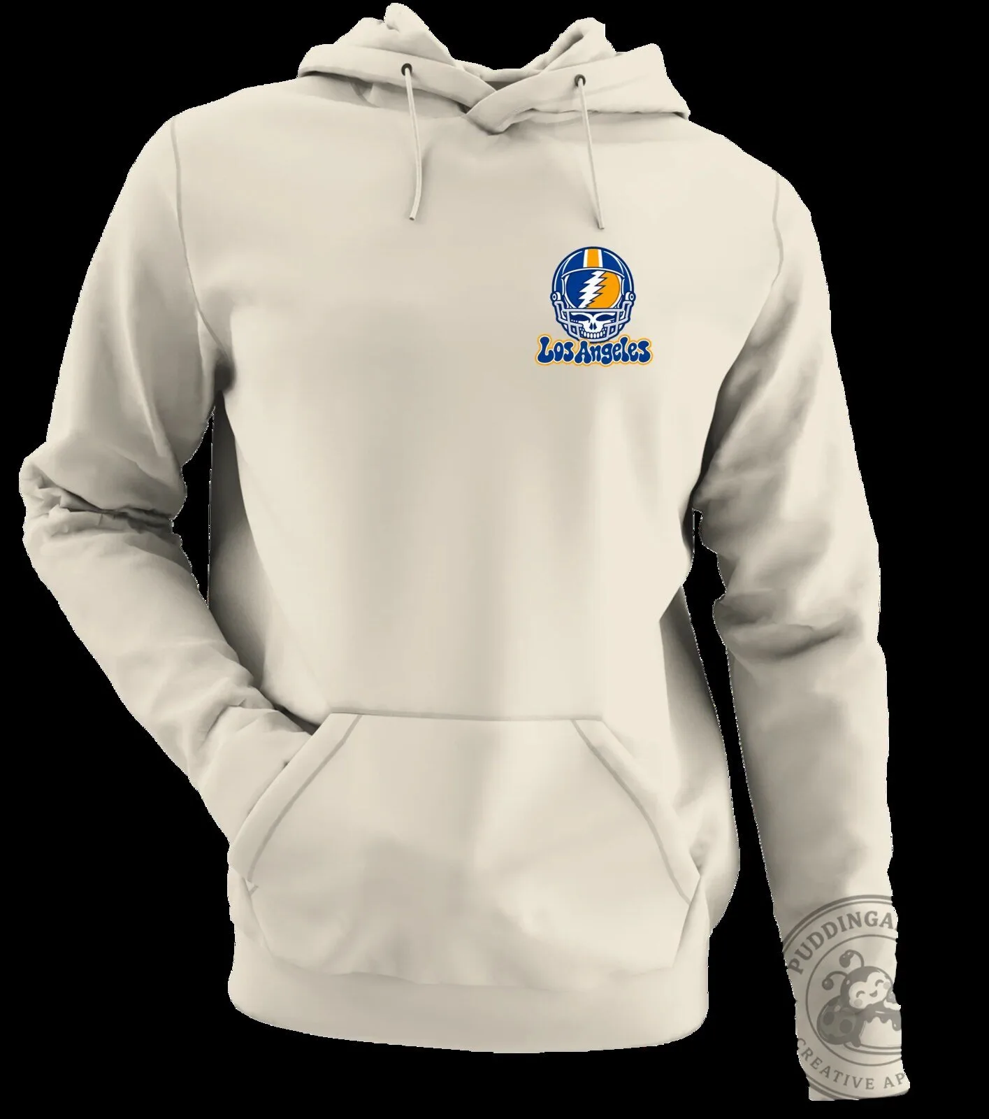 Los Angeles Football Helmet Grateful Dead Stealie Skull Light Blue Hoodie 16 Los Angeles Football Helmet Grateful Dead Stealie Skull Light Blue Hoodie