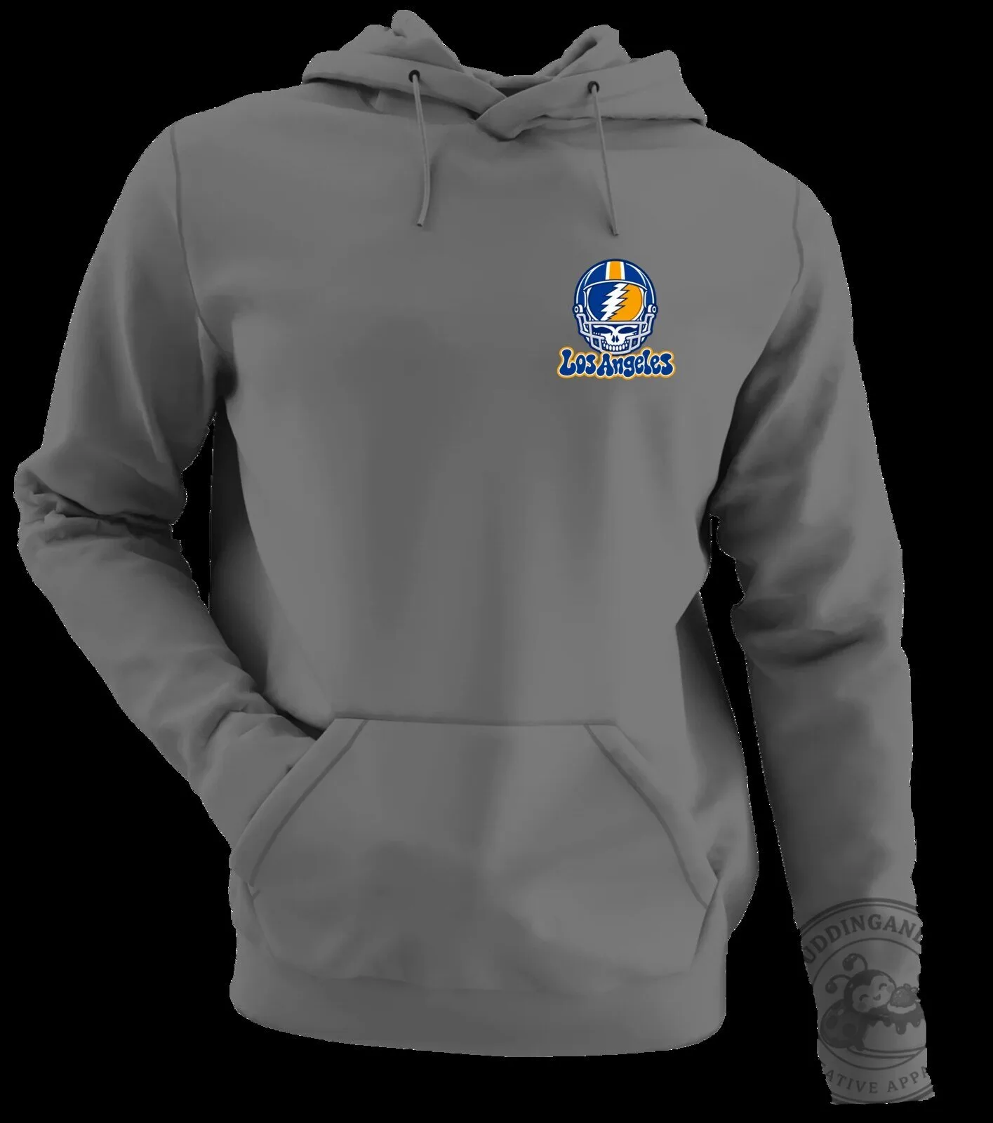 Los Angeles Football Helmet Grateful Dead Stealie Skull Light Blue Hoodie 21 Los Angeles Football Helmet Grateful Dead Stealie Skull Light Blue Hoodie