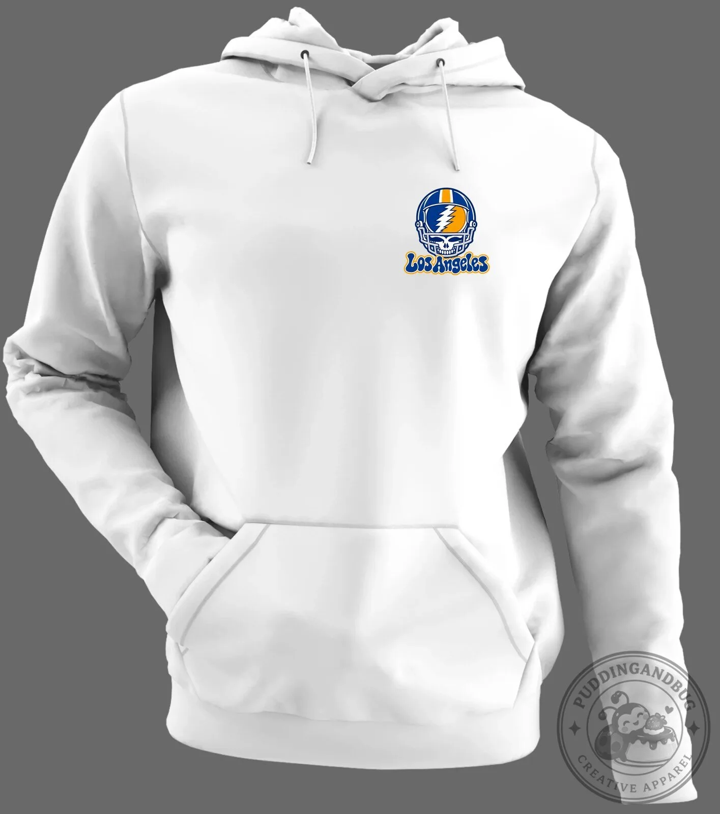 Los Angeles Football Helmet Grateful Dead Stealie Skull Light Blue Hoodie 23 Los Angeles Football Helmet Grateful Dead Stealie Skull Light Blue Hoodie
