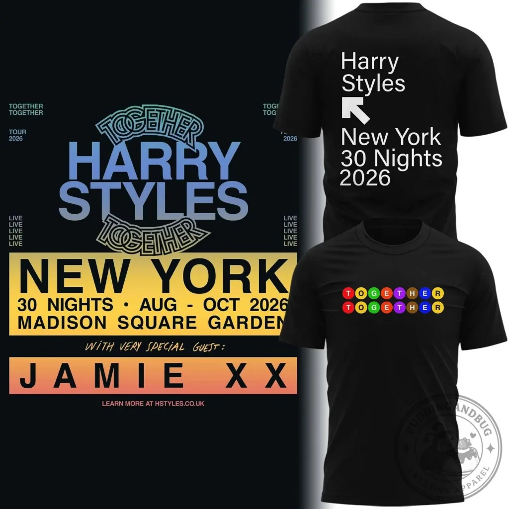 Harry Styles Together Together New York Madison Square Garden Tour T-Shirt Harry Styles Together Together New York Madison Square Garden Tour T-Shirt